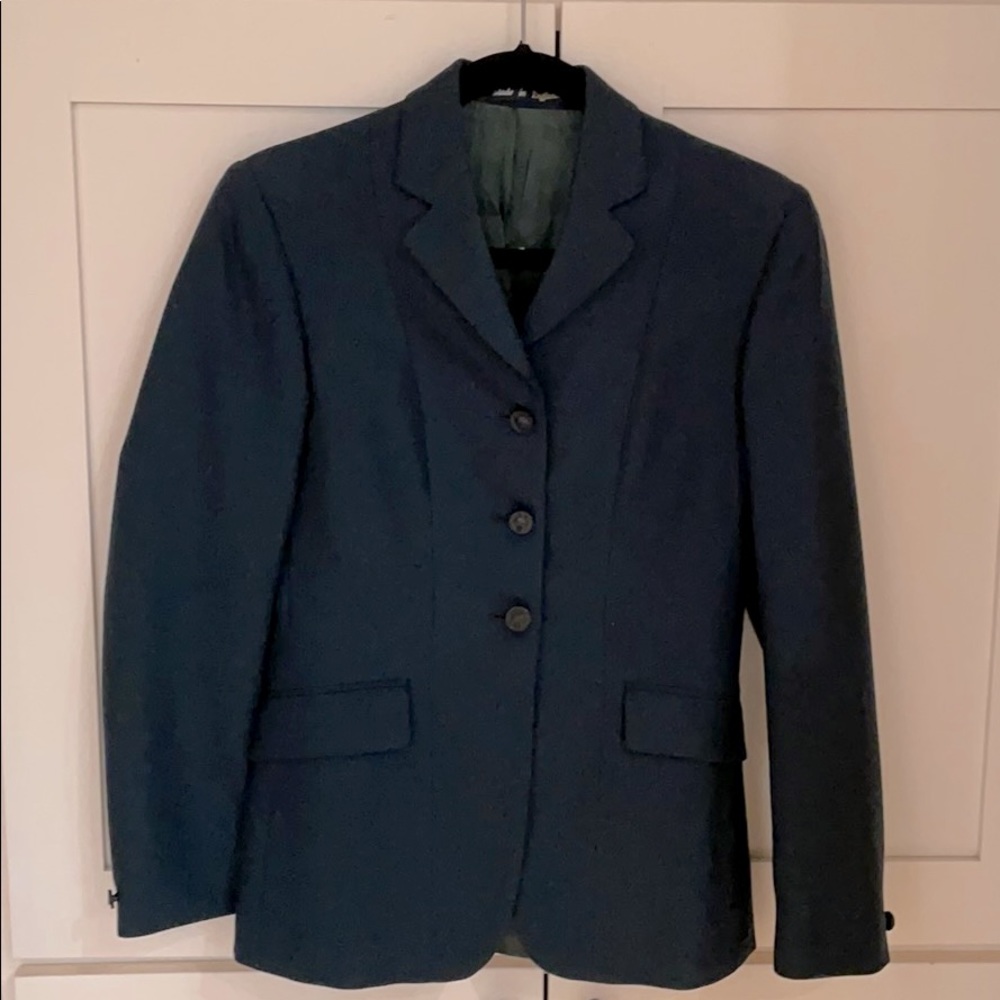 Vintage Wool Foxhunt Equestrian Jacket.  Fox buttons!